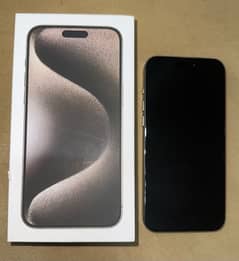 Iphone 15 pro max (PTA Approved)