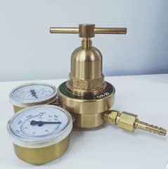 Oxygen regulator small smart each an every part of pure brass