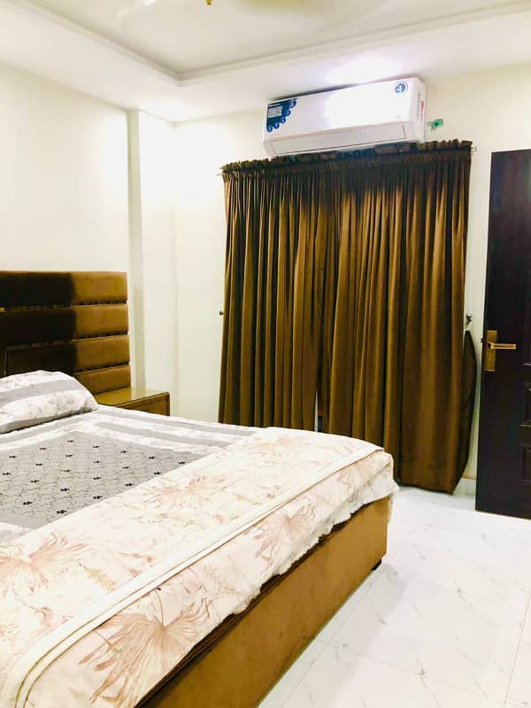 one bed full furnished apartment in bahria town available for rent 1