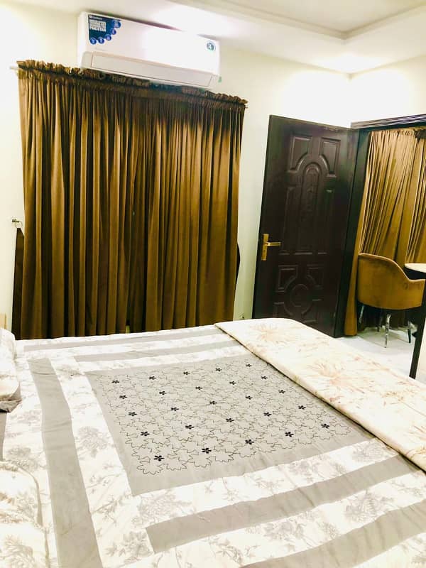 one bed full furnished apartment in bahria town available for rent 4