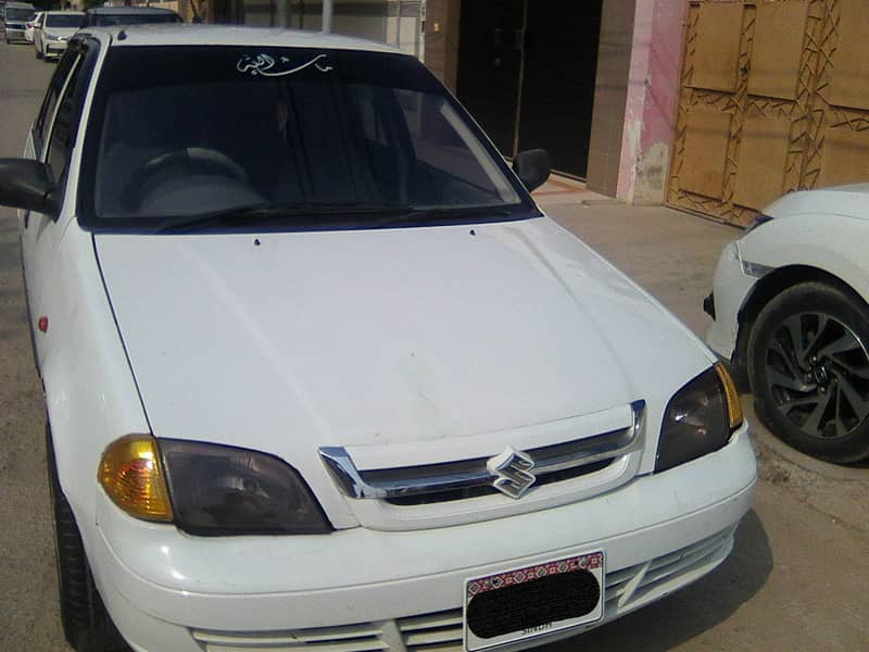 CALL 03401394443/SUZUKI CULTUS VXR(CNG) 2003 WHITE GOOD CONDITION 16