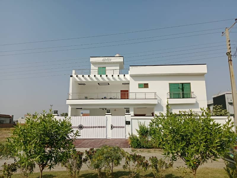 1 Kanal Brand New Double Story House For Sale in Chinnar Bagh Raiwind Road Lahore 1