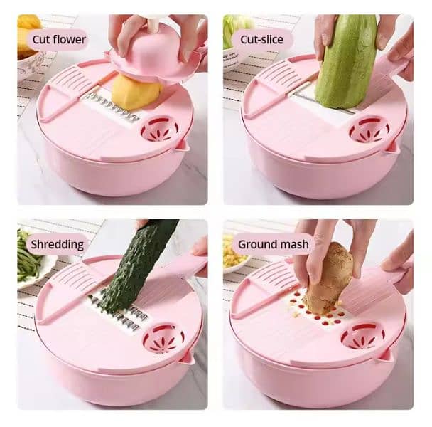 Multifunctional Vegetables cutter Salad Utensils Chopper Carrot Potato 3