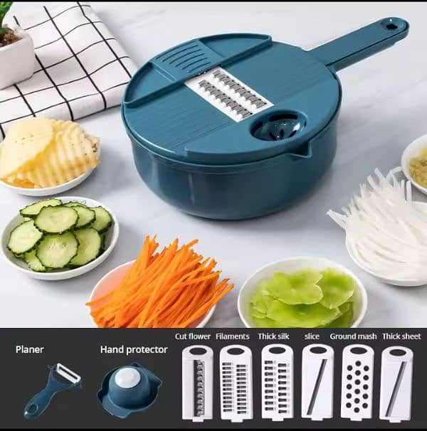 Multifunctional Vegetables cutter Salad Utensils Chopper Carrot Potato 6