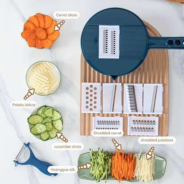 Multifunctional Vegetables cutter Salad Utensils Chopper Carrot Potato 7