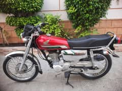 HONDA CG125cc Special Edition Self Start 5 Gear Model 2023 Karachi Num