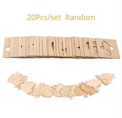 20 Wooden painting stencils/templates (new)