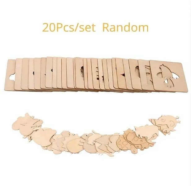 20 Wooden painting stencils/templates (new) 0