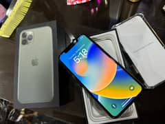 iphone 11 pro green colour PTA approve 64gb