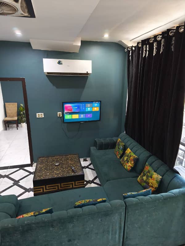 one bed room full furnished apartment in bahria town available for rent 11