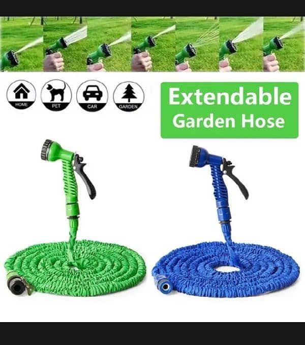 Extendable Magic House High Pressure Car wash Gun Functions ( 100ft) 1