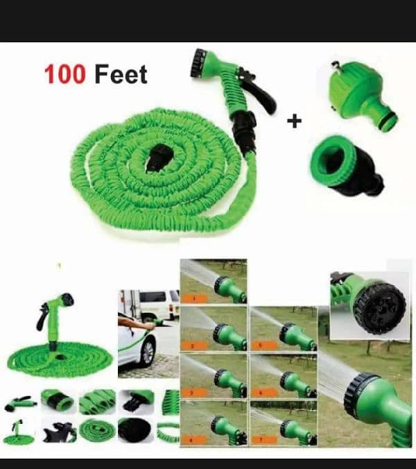 Extendable Magic House High Pressure Car wash Gun Functions ( 100ft) 3