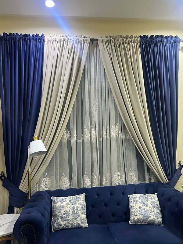 Full Sofa set with Curtain 3