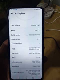 huawei Y9s 8/128. . only Phone pta approved