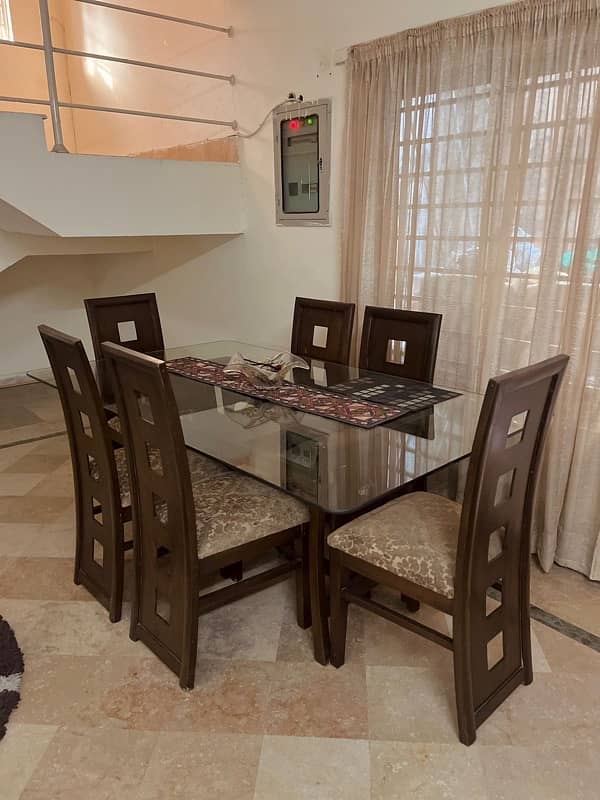 dining table shesham wood 1