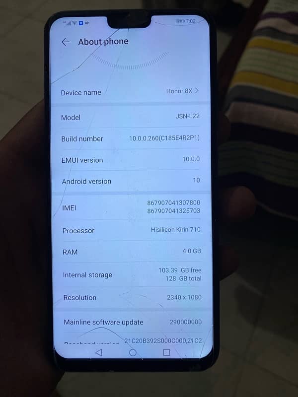 huawei honor 8x 4 128 0