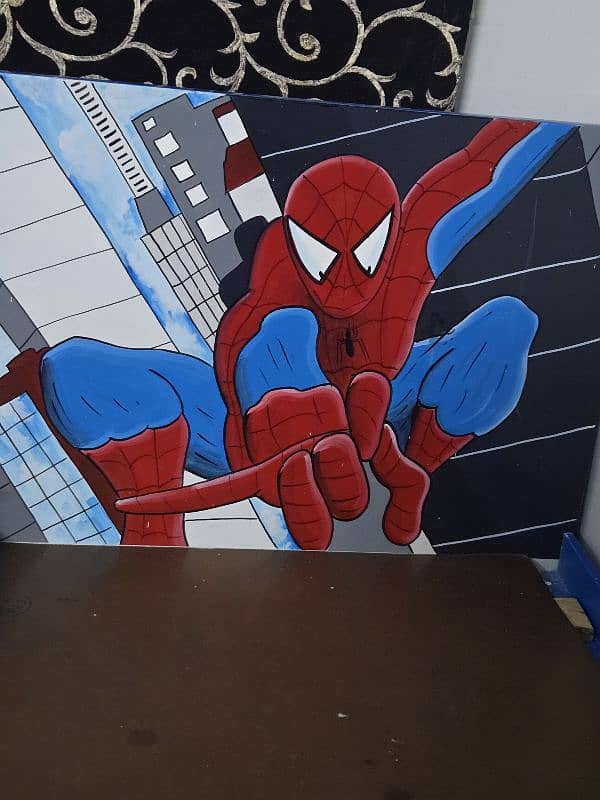 spiderman deco art single bed 0