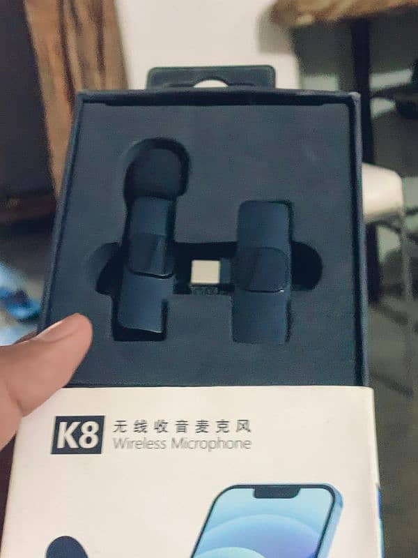 k8 wireless microphone type c cable 2