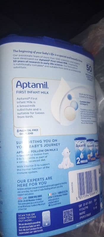 baby Aptamil milk 1