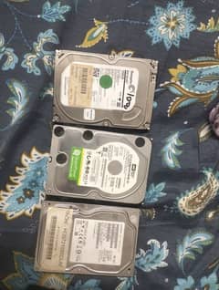 3 harddisks in A grade condition