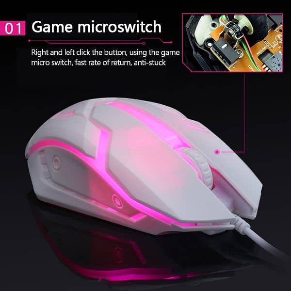 Wired Gaming Mouse for Desktop PC Laptop Office Computer Gaming Mouse 9