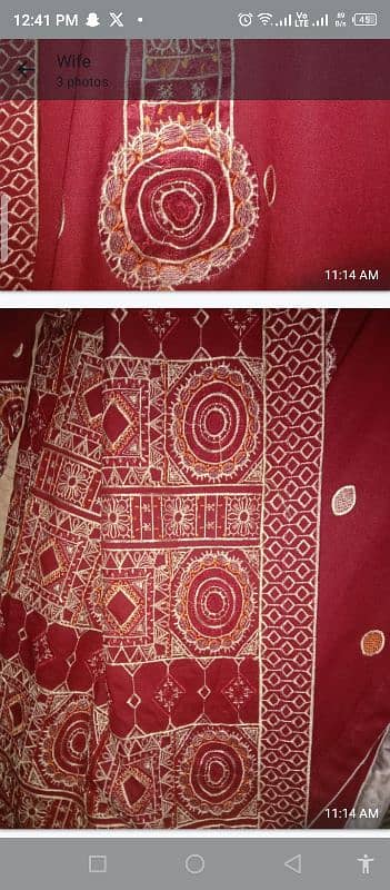 karandi ladies 3 piece embroidered pret suit 1