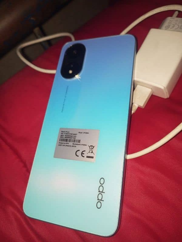 Oppo a18 3 month used phone 0