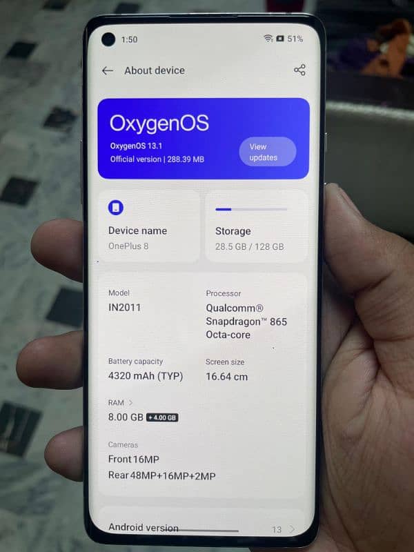 Oneplus 8 8/128GB 5