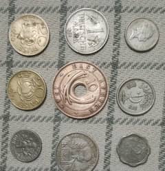 antique Coins For sale African US, UK, Indiain, Pakistani 03414544054