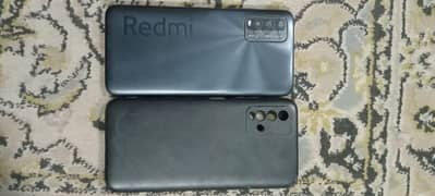 redmi 9t 6/128 with charger and data cable