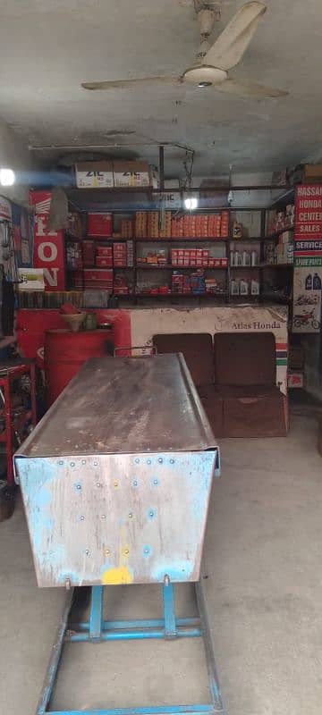 full shop spair parts with mechanic shop 1