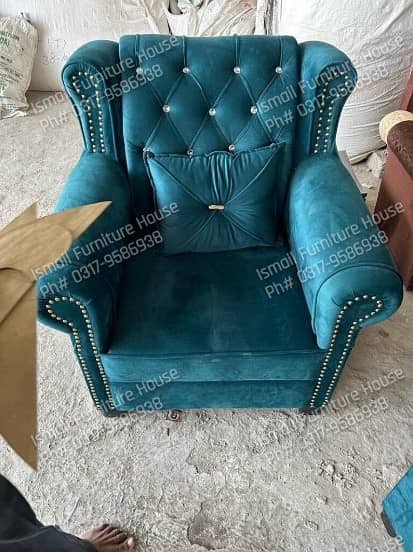 Sofa / Sofa Chair / Velvet Sofa / Stylish Sofa / Single Seater Sofa 1