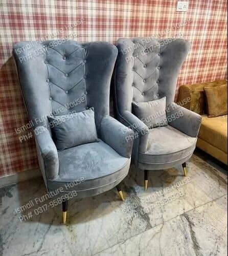 Sofa / Sofa Chair / Velvet Sofa / Stylish Sofa / Single Seater Sofa 4