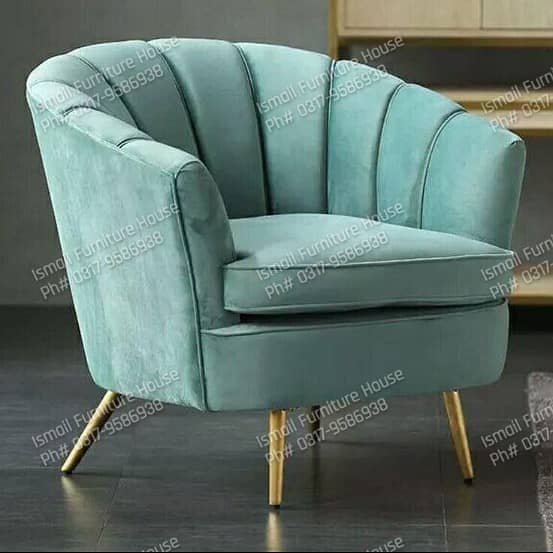 Sofa / Sofa Chair / Velvet Sofa / Stylish Sofa / Single Seater Sofa 8