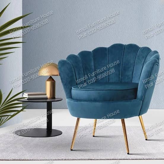 Sofa / Sofa Chair / Velvet Sofa / Stylish Sofa / Single Seater Sofa 9