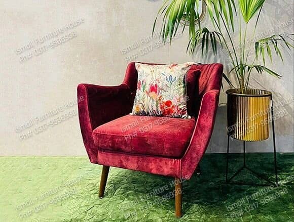 Sofa / Sofa Chair / Velvet Sofa / Stylish Sofa / Single Seater Sofa 12