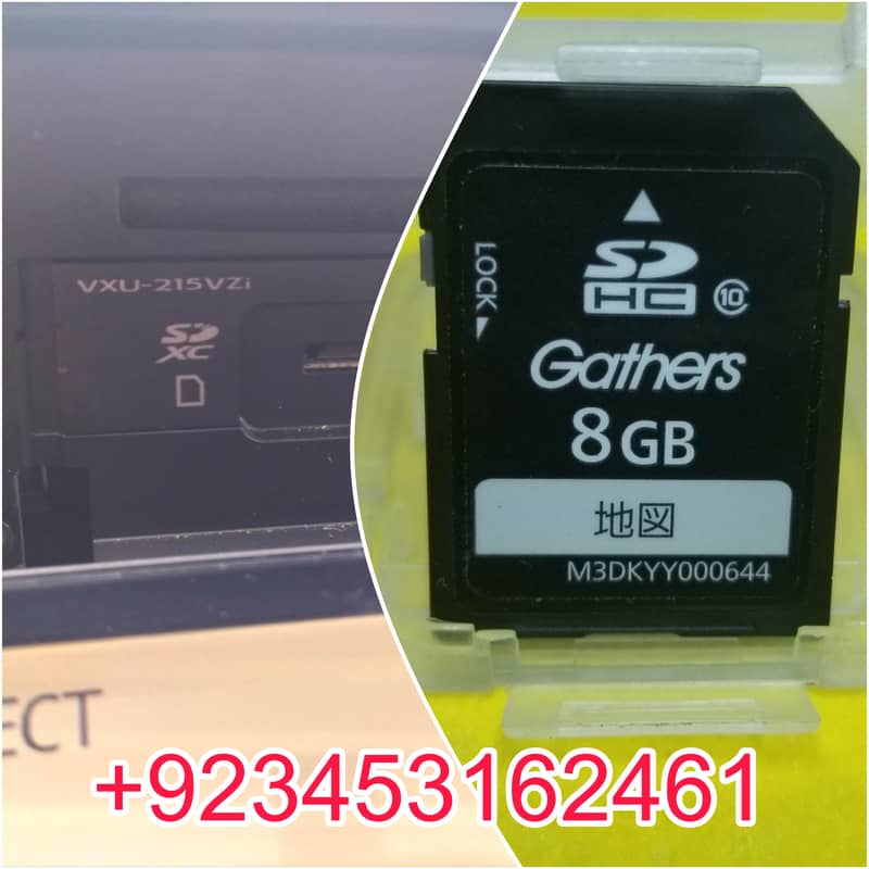 HONDA Gathers VXM-215Ci VXM-225VFEi VXU-235FTi MAP DATA SD CARD 10