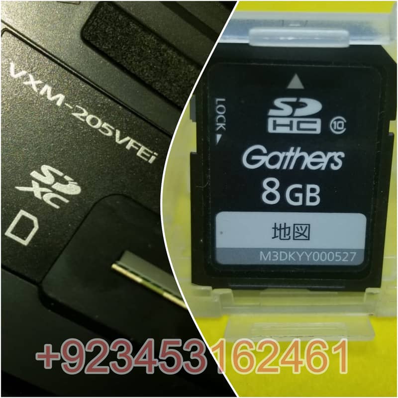 HONDA Gathers VXM-215Ci VXM-225VFEi VXU-235FTi MAP DATA SD CARD 11