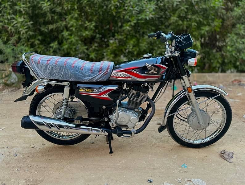 Honda CG-125 2024(UN-REGISTERED) 0 meter condition open letter 0