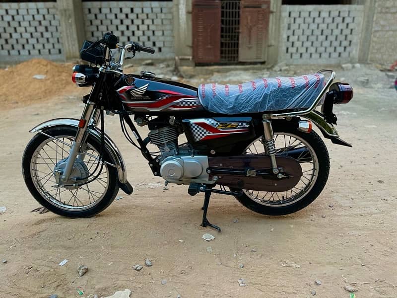 Honda CG-125 2024(UN-REGISTERED) 0 meter condition open letter 1