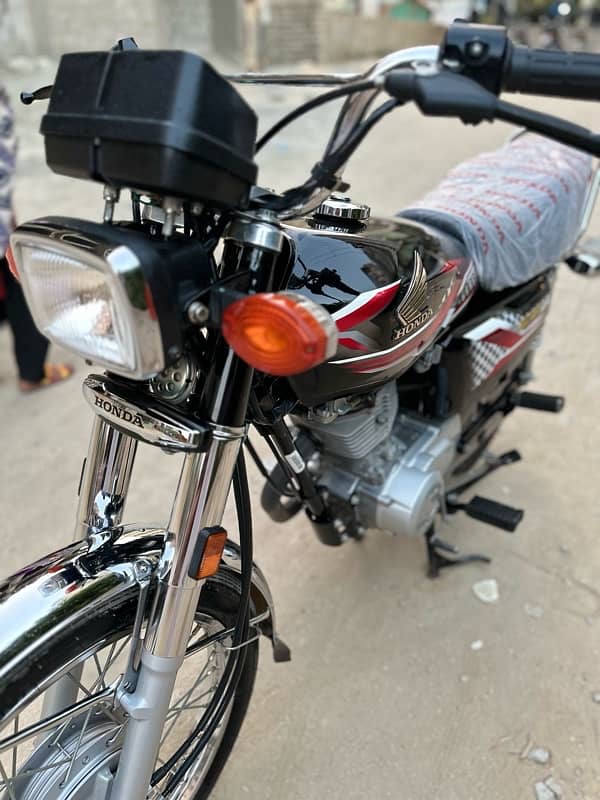 Honda CG-125 2024(UN-REGISTERED) 0 meter condition open letter 2