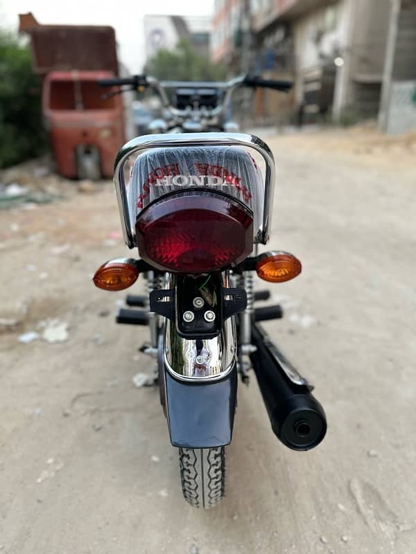 Honda CG-125 2024(UN-REGISTERED) 0 meter condition open letter 9