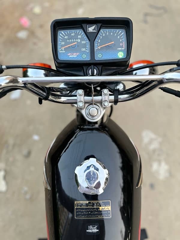 Honda CG-125 2024(UN-REGISTERED) 0 meter condition open letter 10