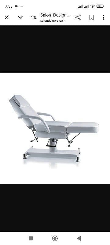 salon designer hydolic bed for sale in good condition 0