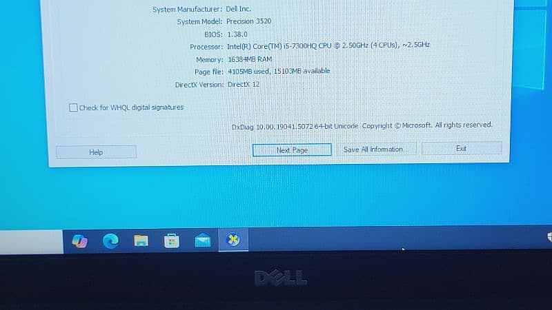 DELL - Core i5, 7th HQ | workstation | Graphics Card 14