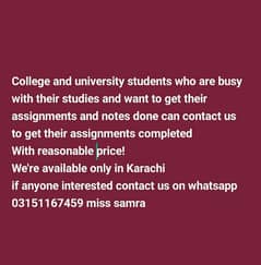 "College and university students" offer!!!