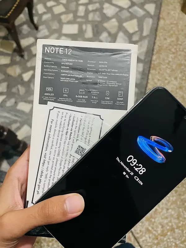 Infinix note 12 g96 5