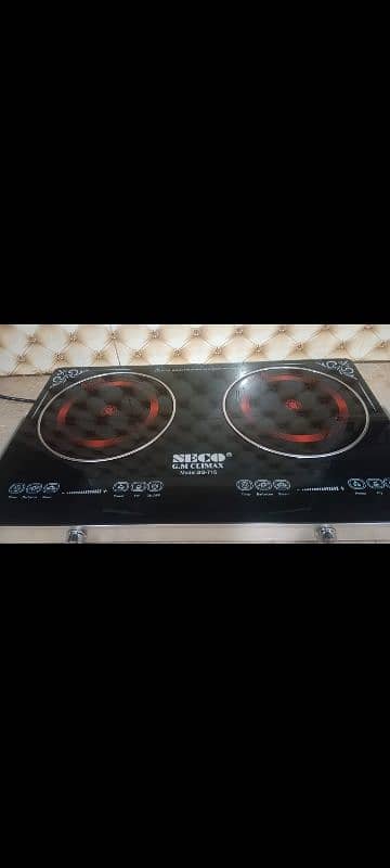 electric stove just one day use selling because of gas load shading 1