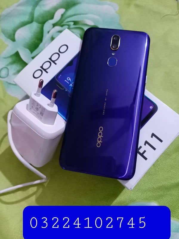 Oppo F11 256GB+8GB Lush Condition, Box With Charger 0