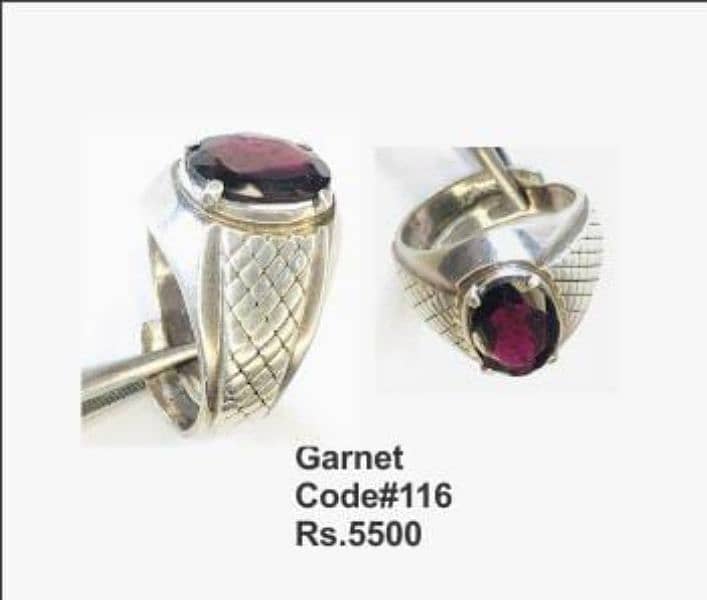 Natural Gemstone Mens and Women Rings 15